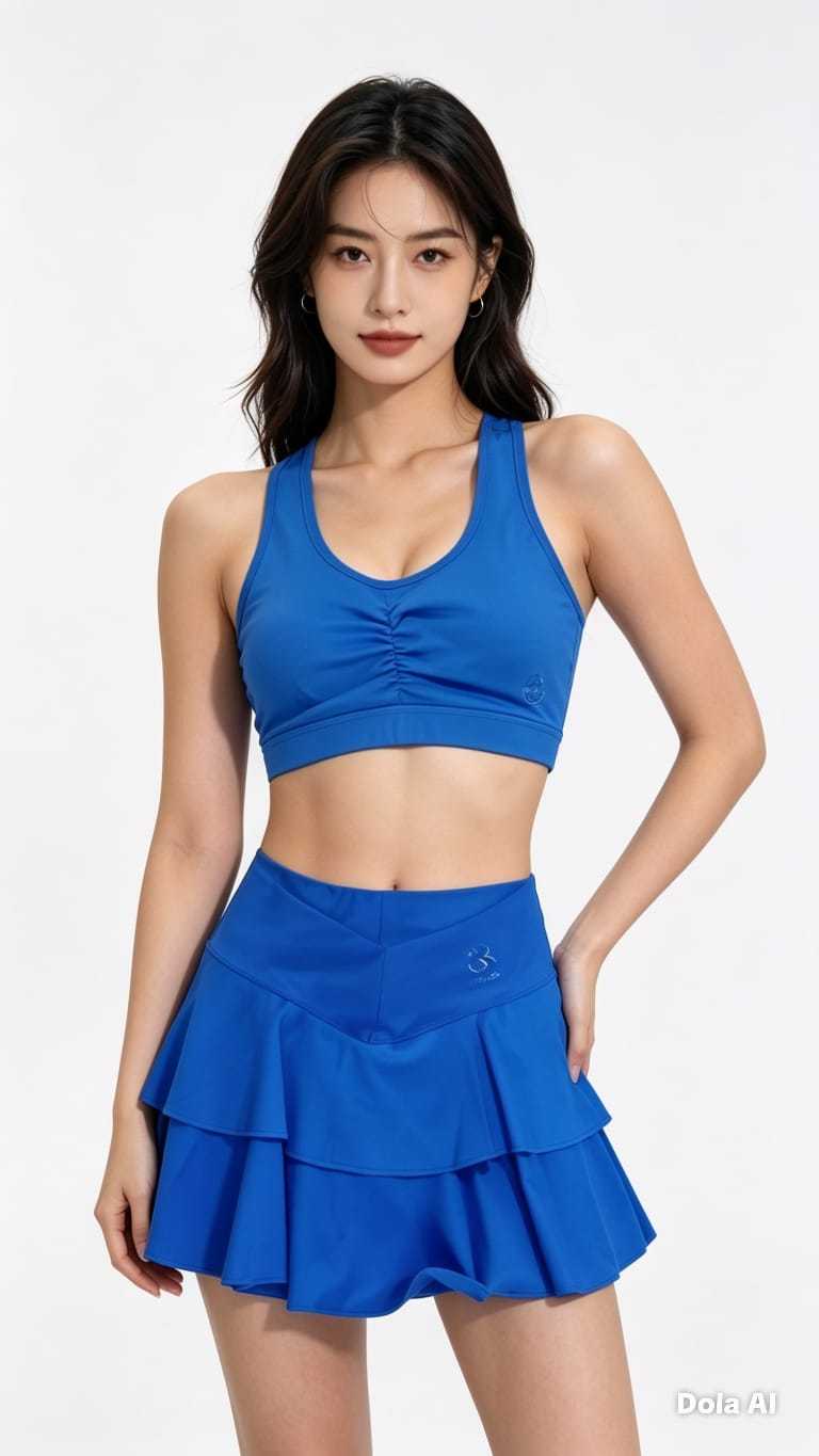 Conjunto deportivo azul