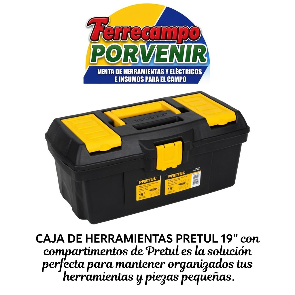 CAJA DE HERRAMIENTAS PRETUL 19”