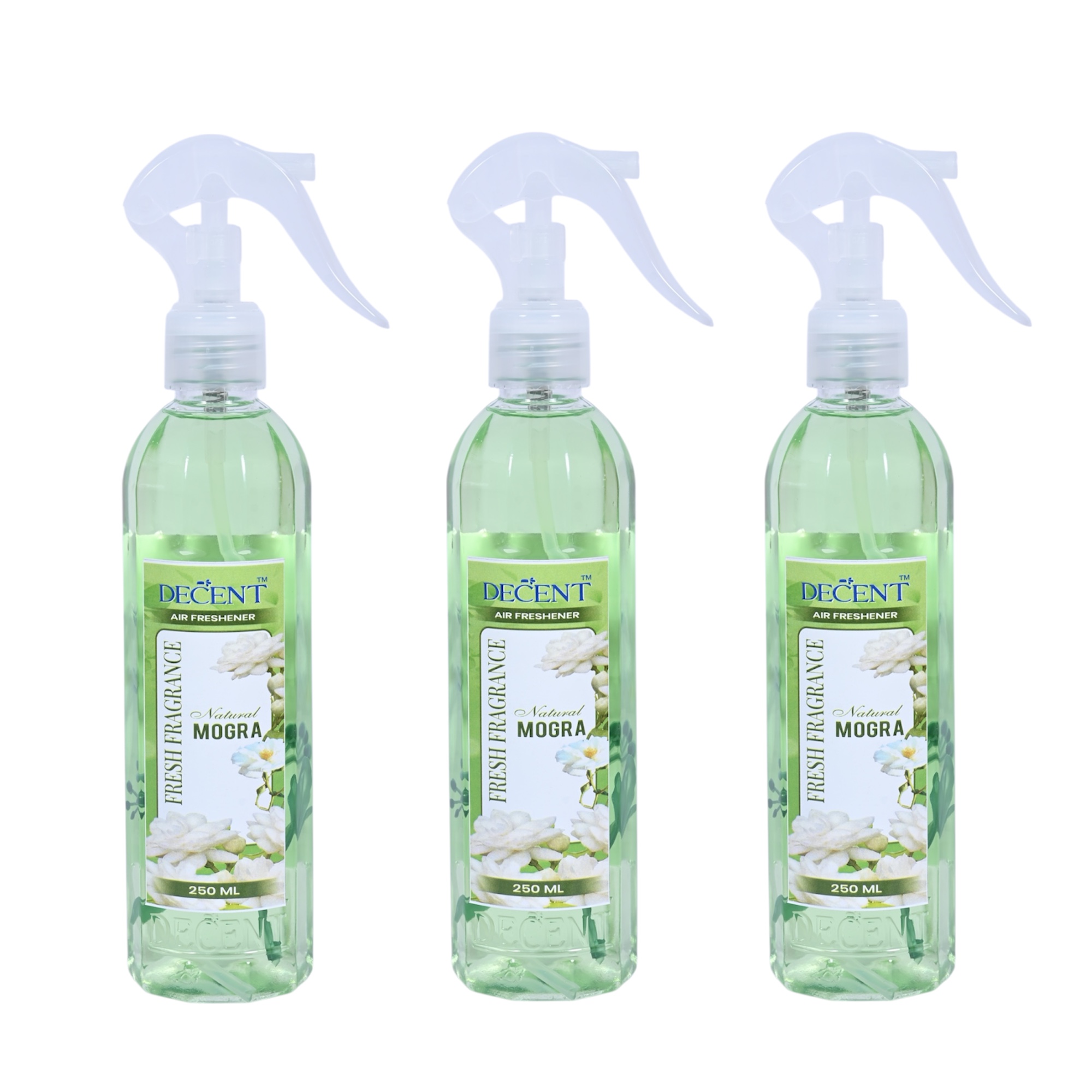 Decent Mogra Air Freshener 250ML | Combo of 3
