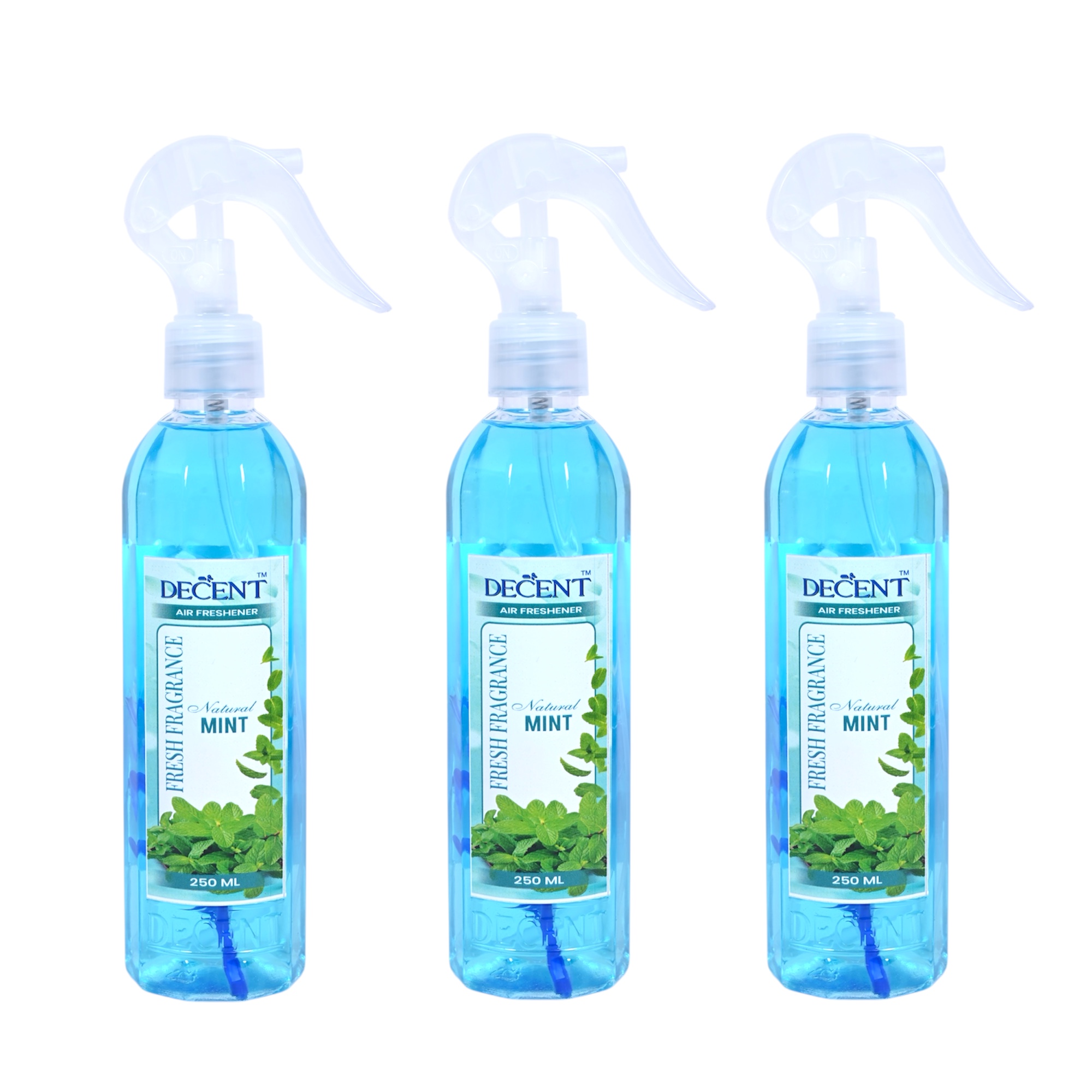 Decent Mint Air Freshener 250ML | Combo of 3