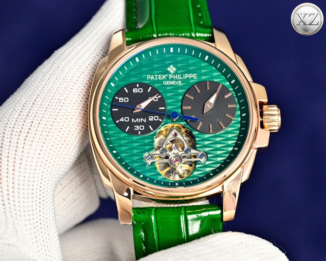 Patek Philippe Tourbillon Green Dial Watch