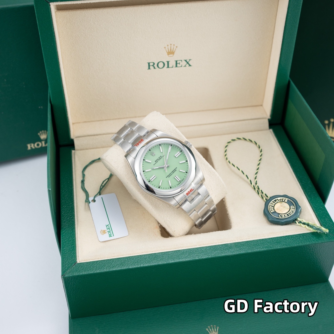Rolex Oyster Perpetual Green Dial