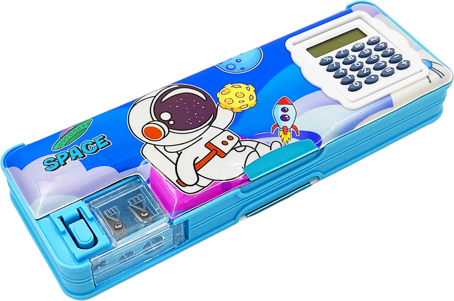 Space Theme Multipurpose Pencil Box