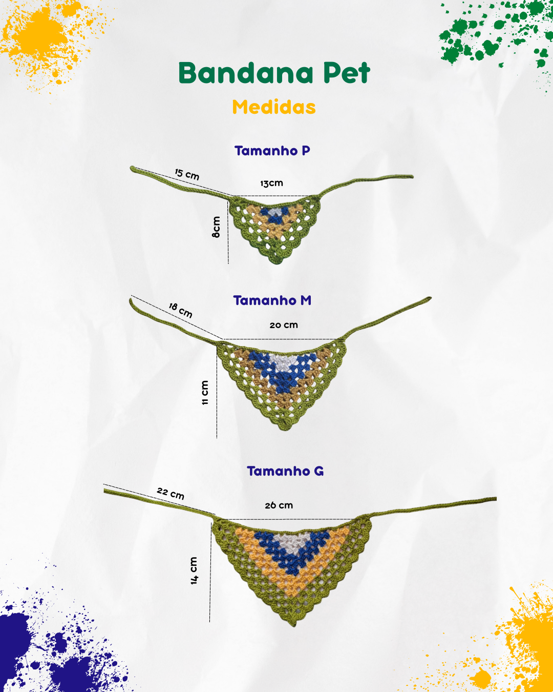 Bandana para Cachorro - Copa