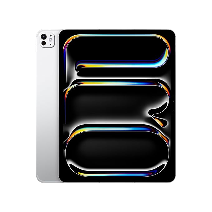 Apple iPad Pro [13″] (M5): Ultra Retina XDR Display - Nano-Texture Glass, [2TB], 12MP Front Camera / 12MP Back Camera, Wi-Fi 7 with Apple N1 + 5G Cellular, Face ID — Silver