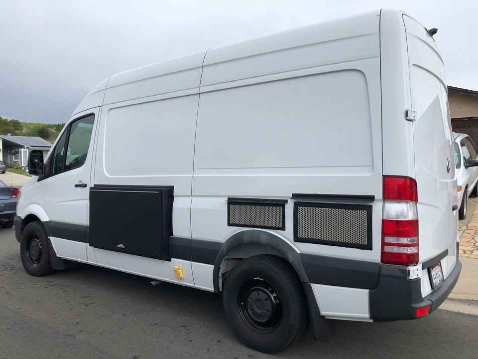 White Cargo Van