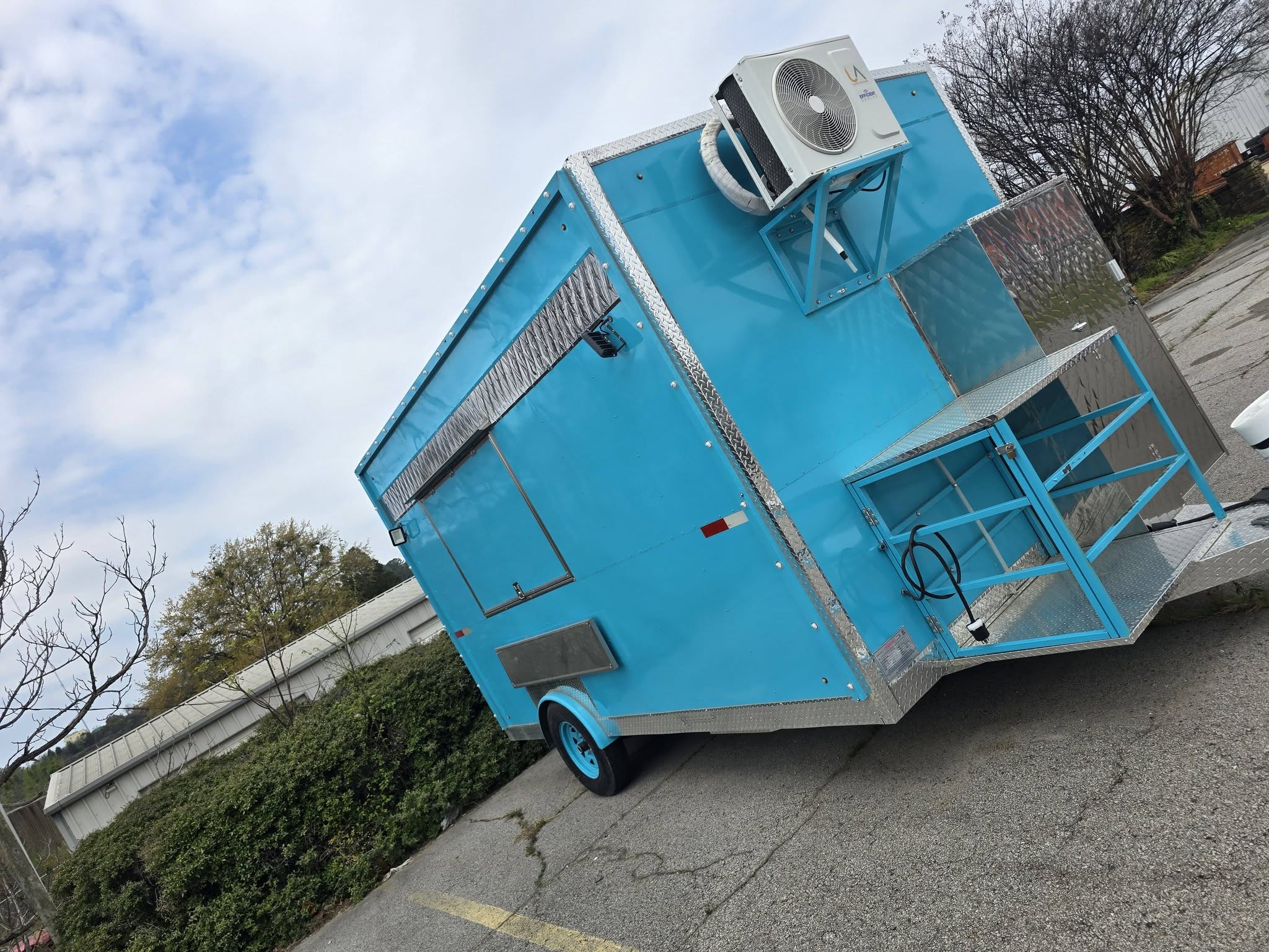 Blue Food Truck