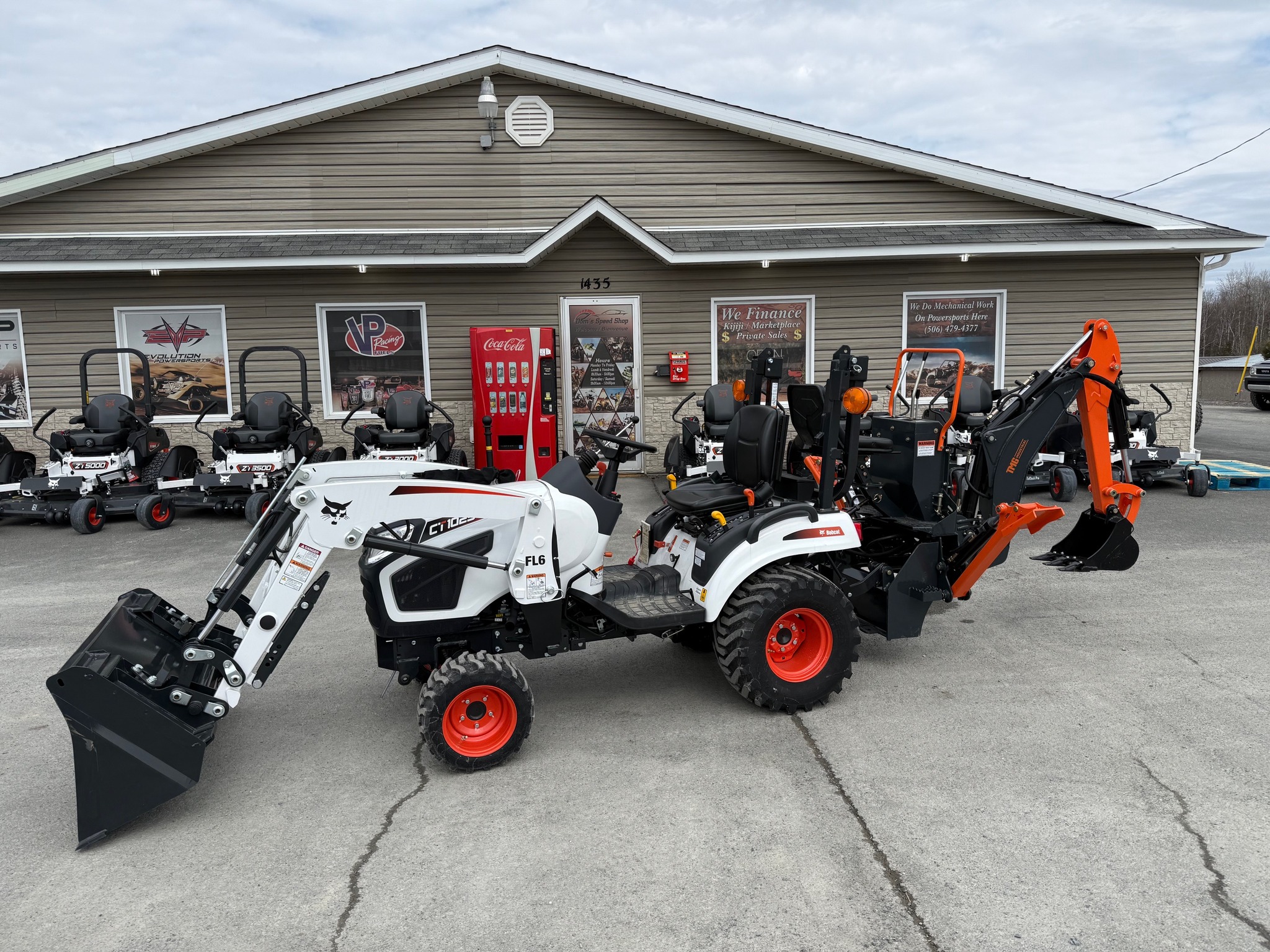 Bobcat Compact Tractor with Backhoe