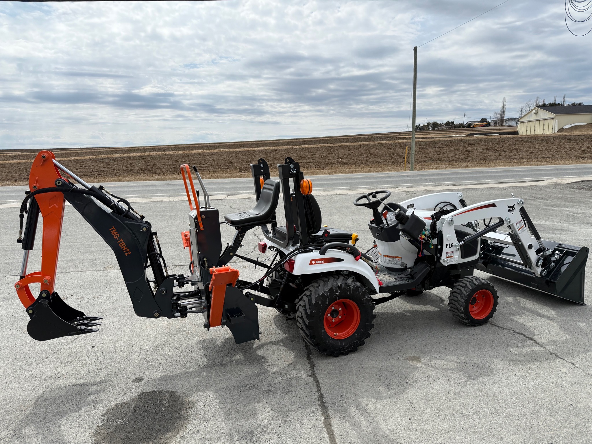 Compact Tractor Loader Backhoe