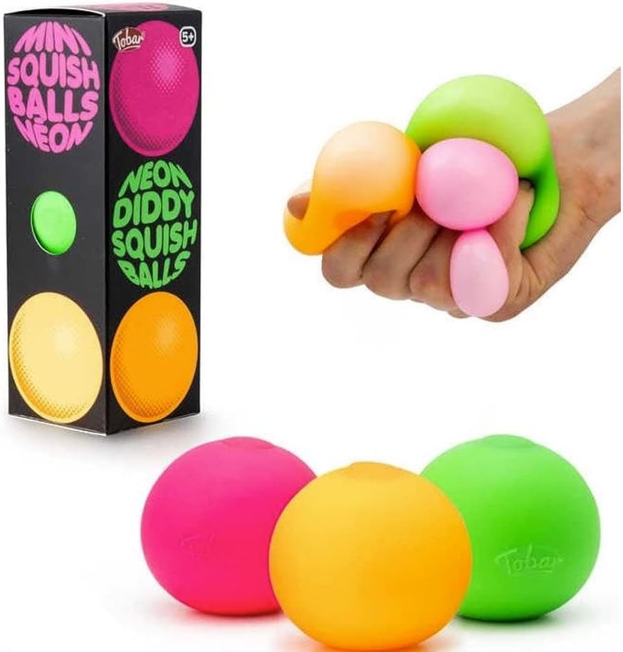 Mini Neon Squish Balls