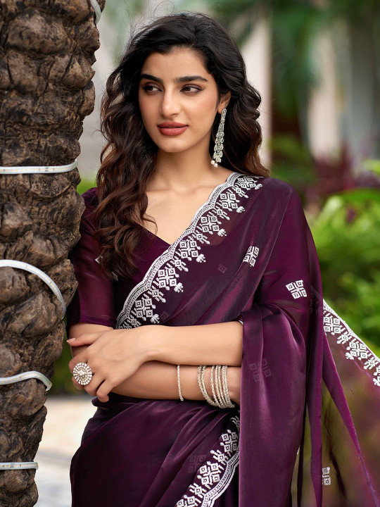 Elegant Party Wear Saree