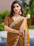 Elegant Maroon Silk Saree