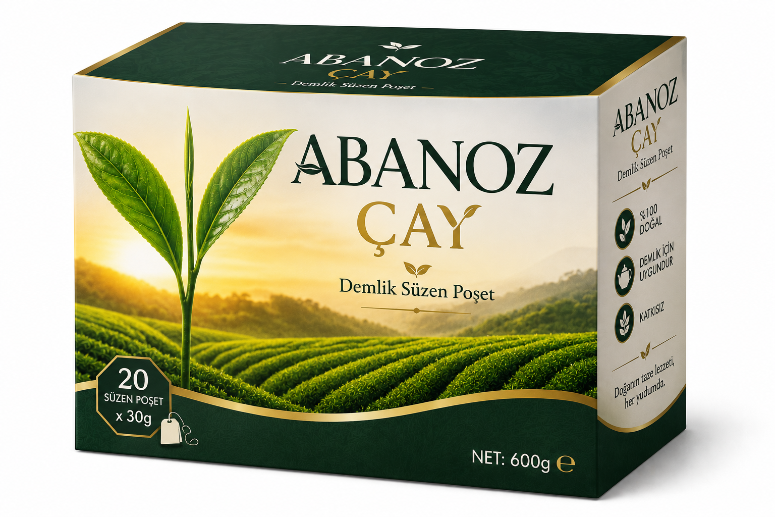 20 Adet demlik poşet çay