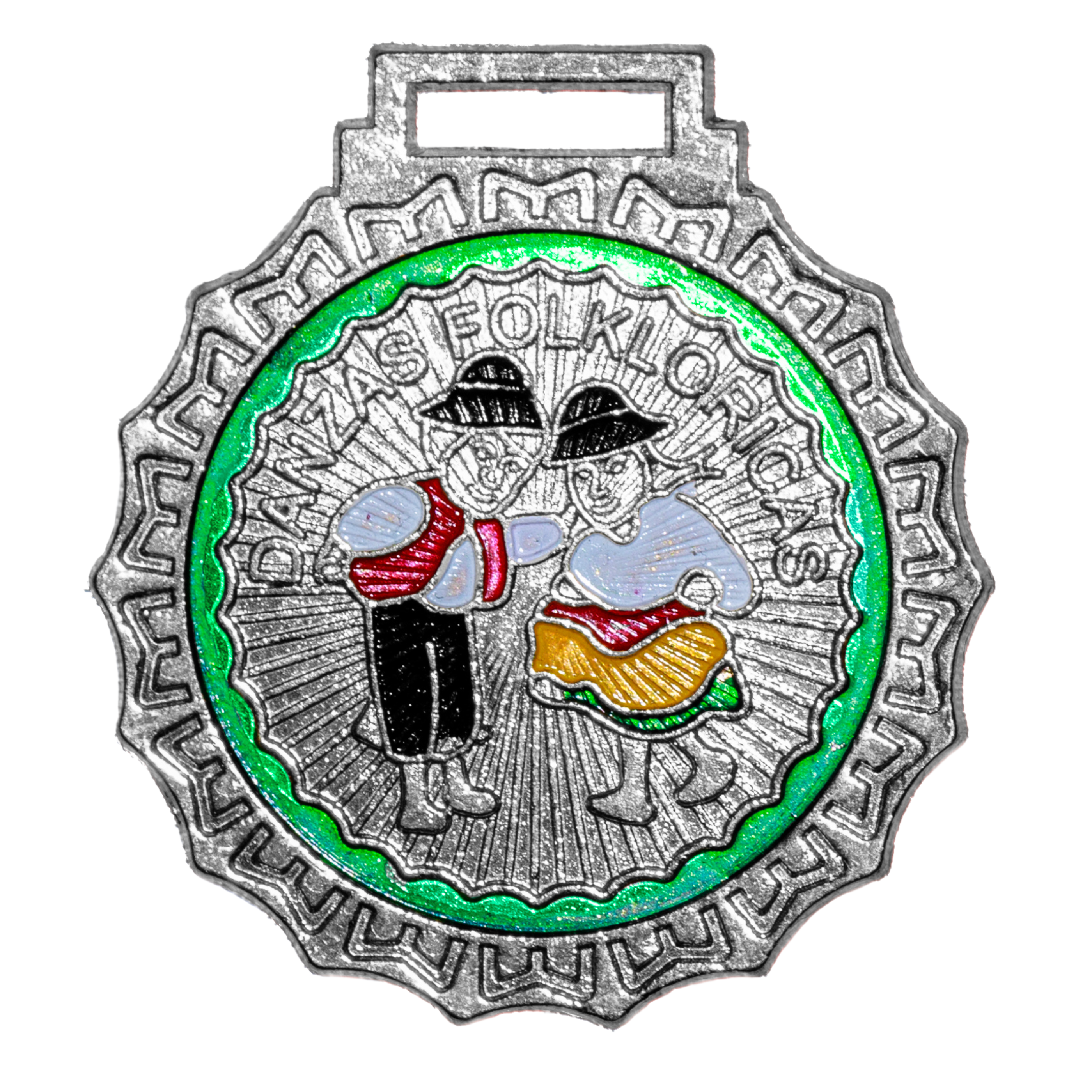 MEDALLA DE DANZAS DE FOLKLORE - POR DOCENA 