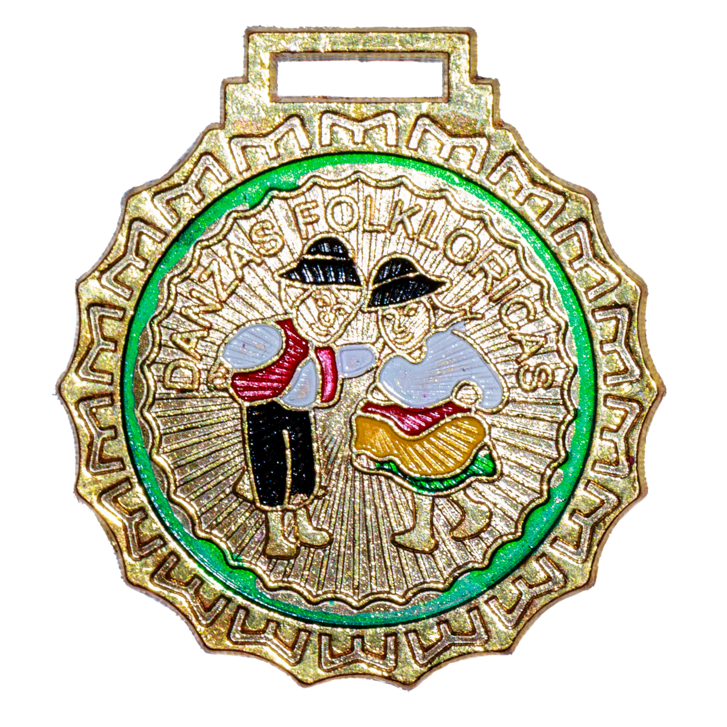 MEDALLA DE DANZAS DE FOLKLORE - POR DOCENA 