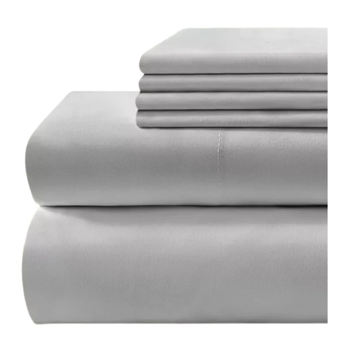 Juego De Sabanas Cama Semidoble 500 Hilos Premium - pastell - Gris