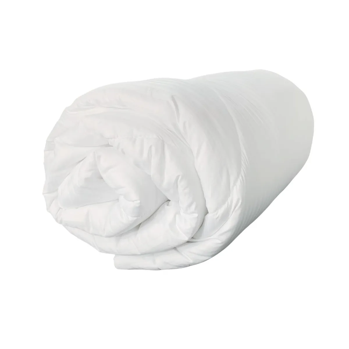 Edredón plumón cubrecama queen blanco sintético + fundas