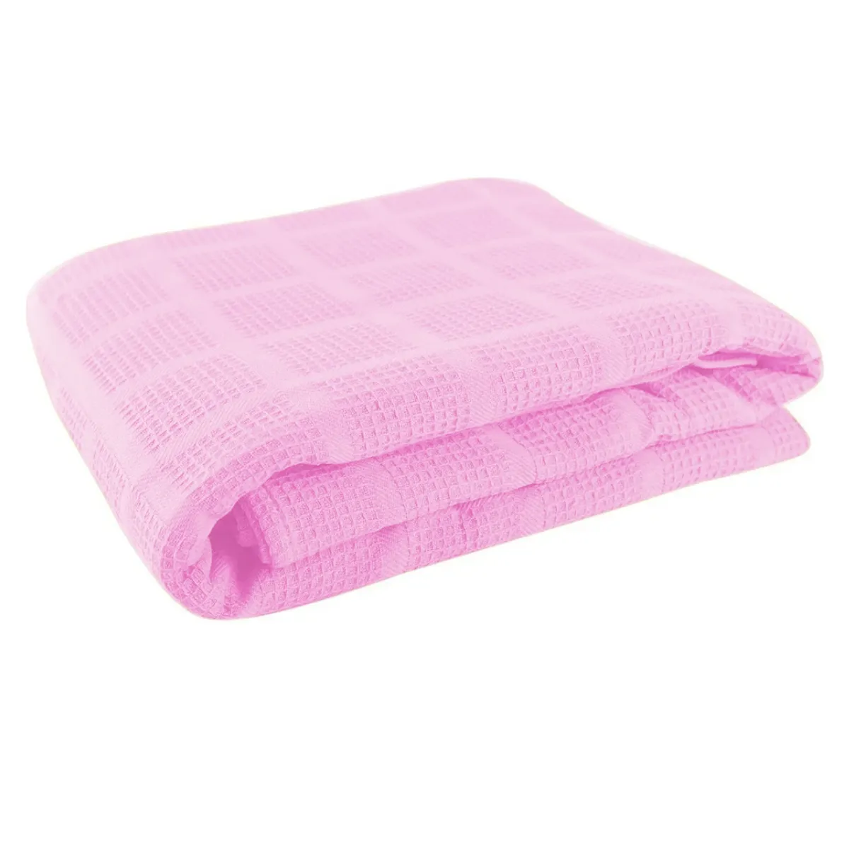 Colcha cobija Galleta Piqué Pastell Sencilla 1.50x2.20 700 gr Rosado