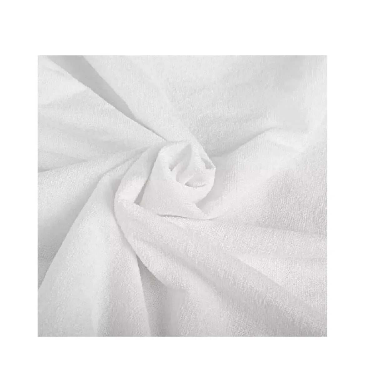 Protector de colchón en Terry semidoble 100% impermeable blanco