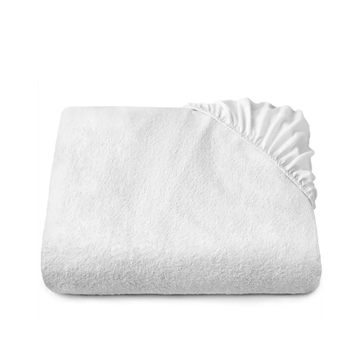 Protector de colchón en Terry semidoble 100% impermeable blanco