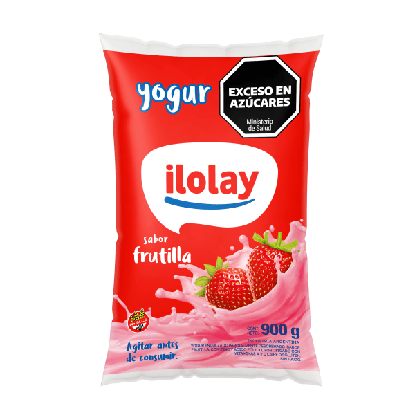 Yogur ilolay frutilla 1lt