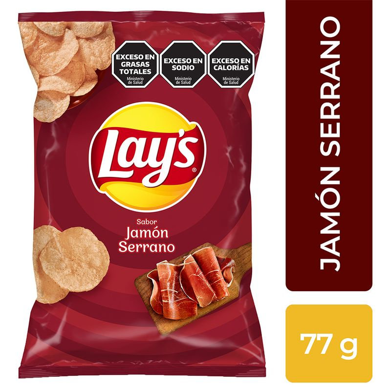 Lays jamon serrano 77gr