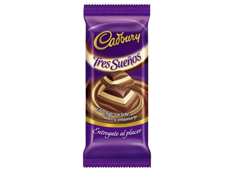 Cadbury Tres Sueños Choc C/leche 82gr