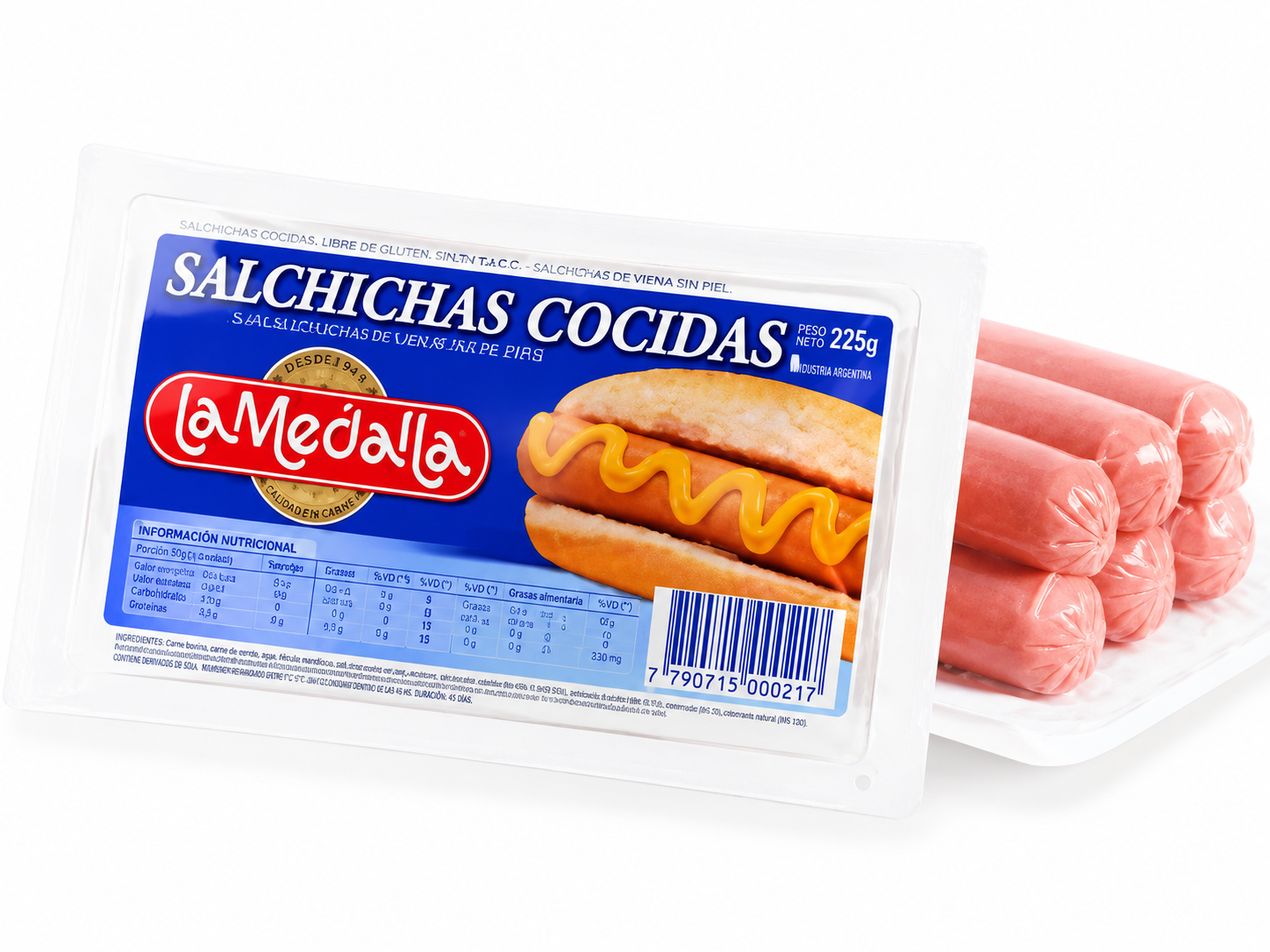 salchicha la medalla x6