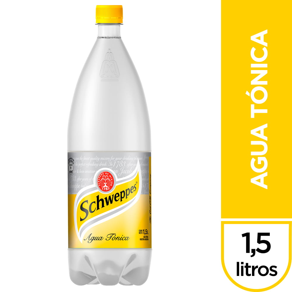 AGUA TONICA SCHEPPES 1,5 lt
