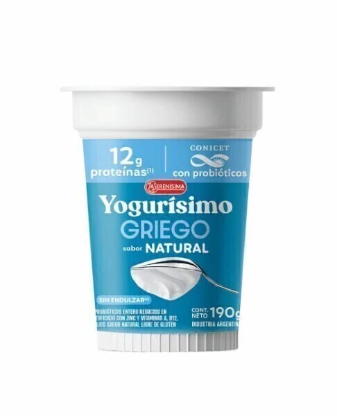 yogurisimo griego natural 190gr