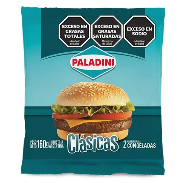 Hamburguesa paladini clas. X2 160gr