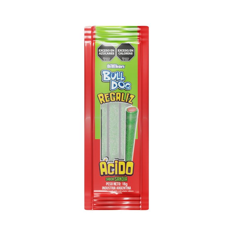 bull dog regaliz sandia 75gr