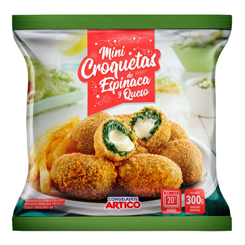 mini croquetas de espinada y queso
