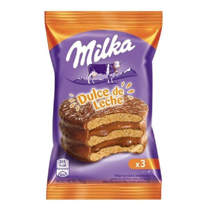 milka dulce de leche triple