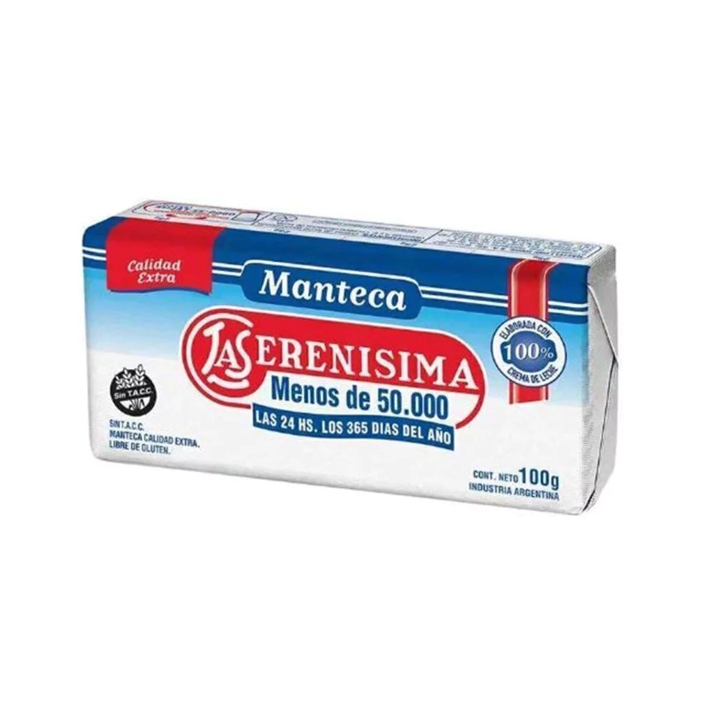 Manteca serenisima 100gr