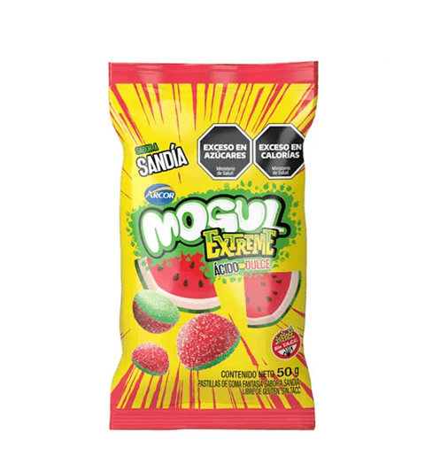 mogul extreme sandia acidos 50gr