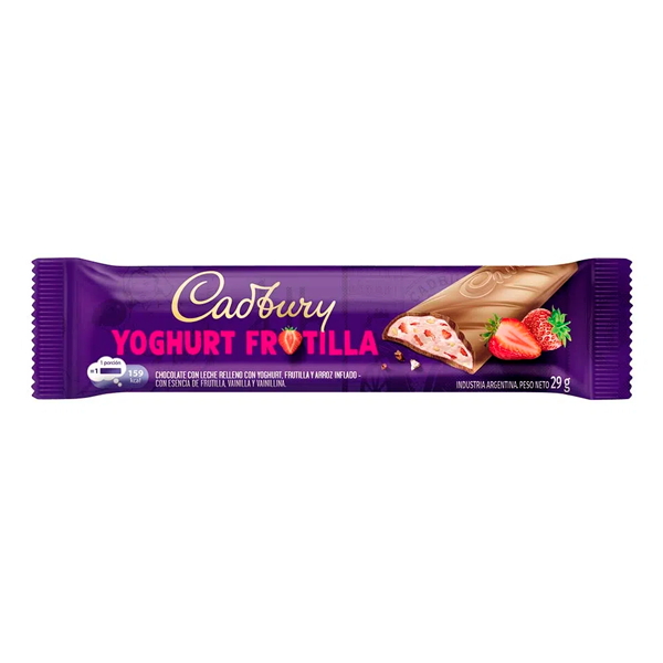Cadbury Yogur C/frutilla 29gr