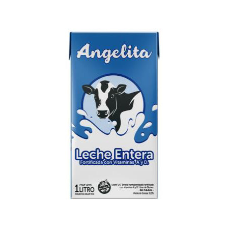 Leche angelita entera 1lt