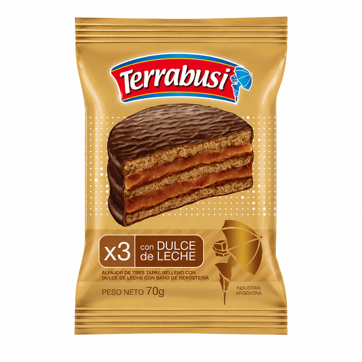 terrabusi dulce de leche triple