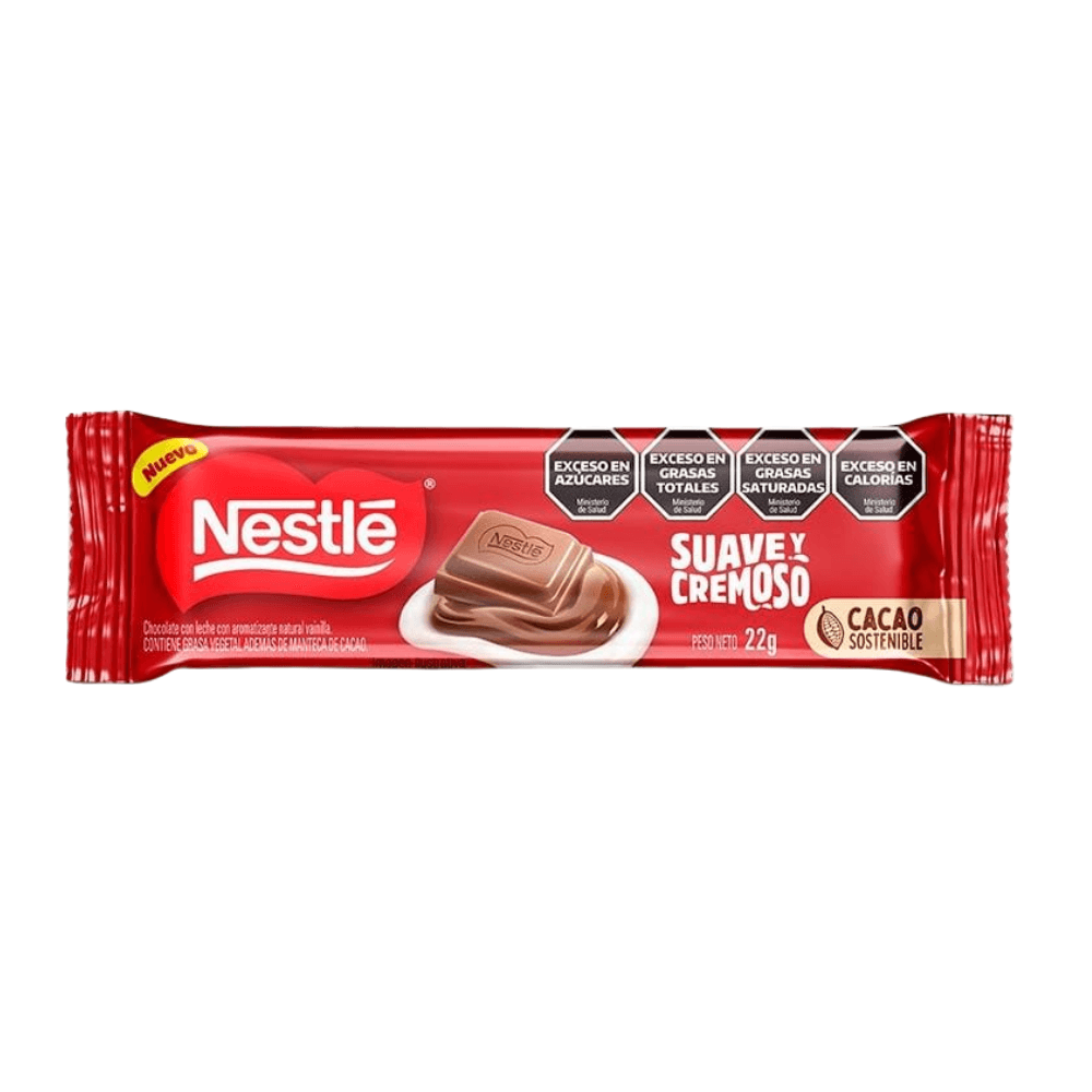 Barra Nestle Suav Y Crem 22gr