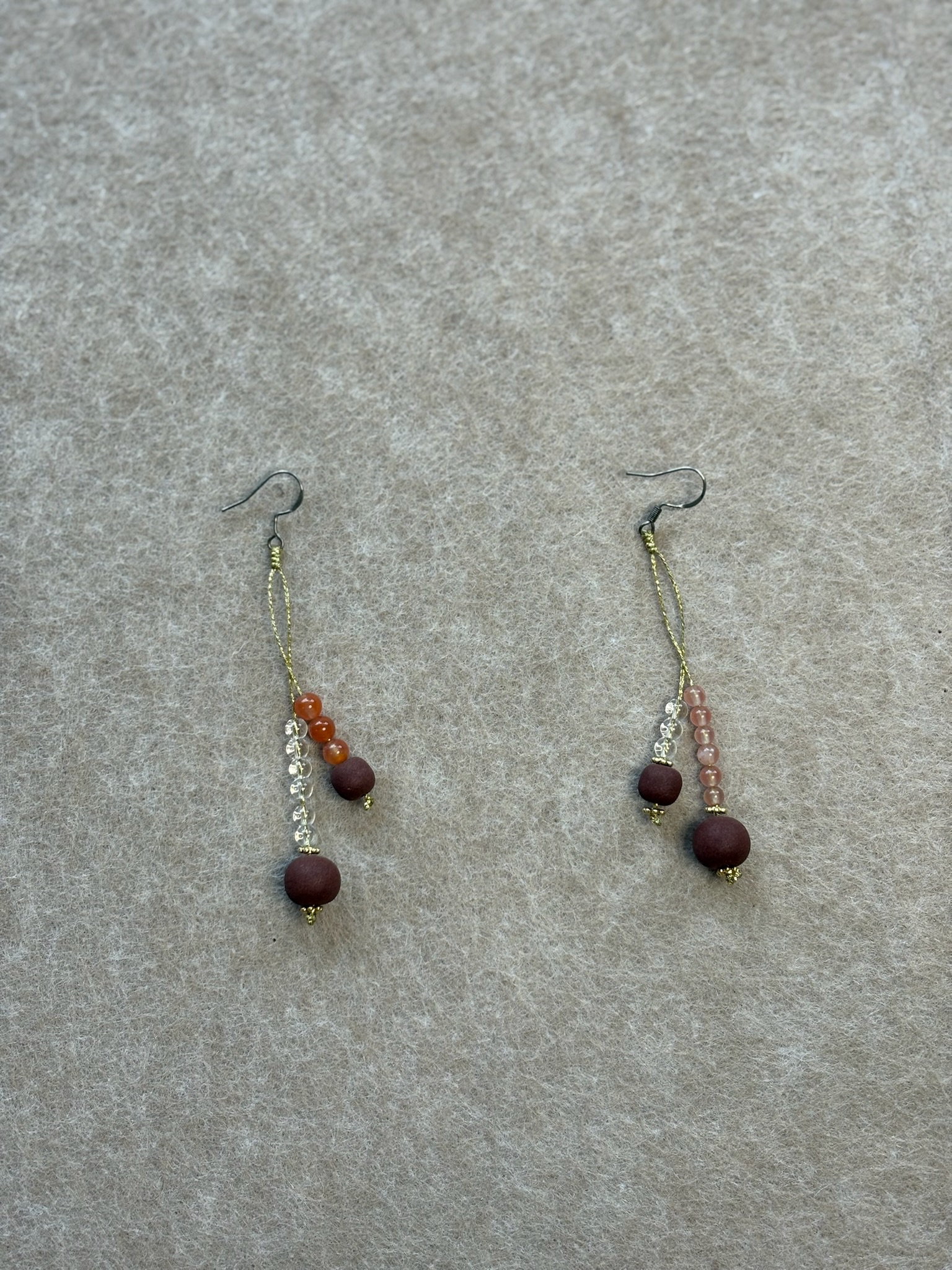 Blue Butterfly Drop Earrings