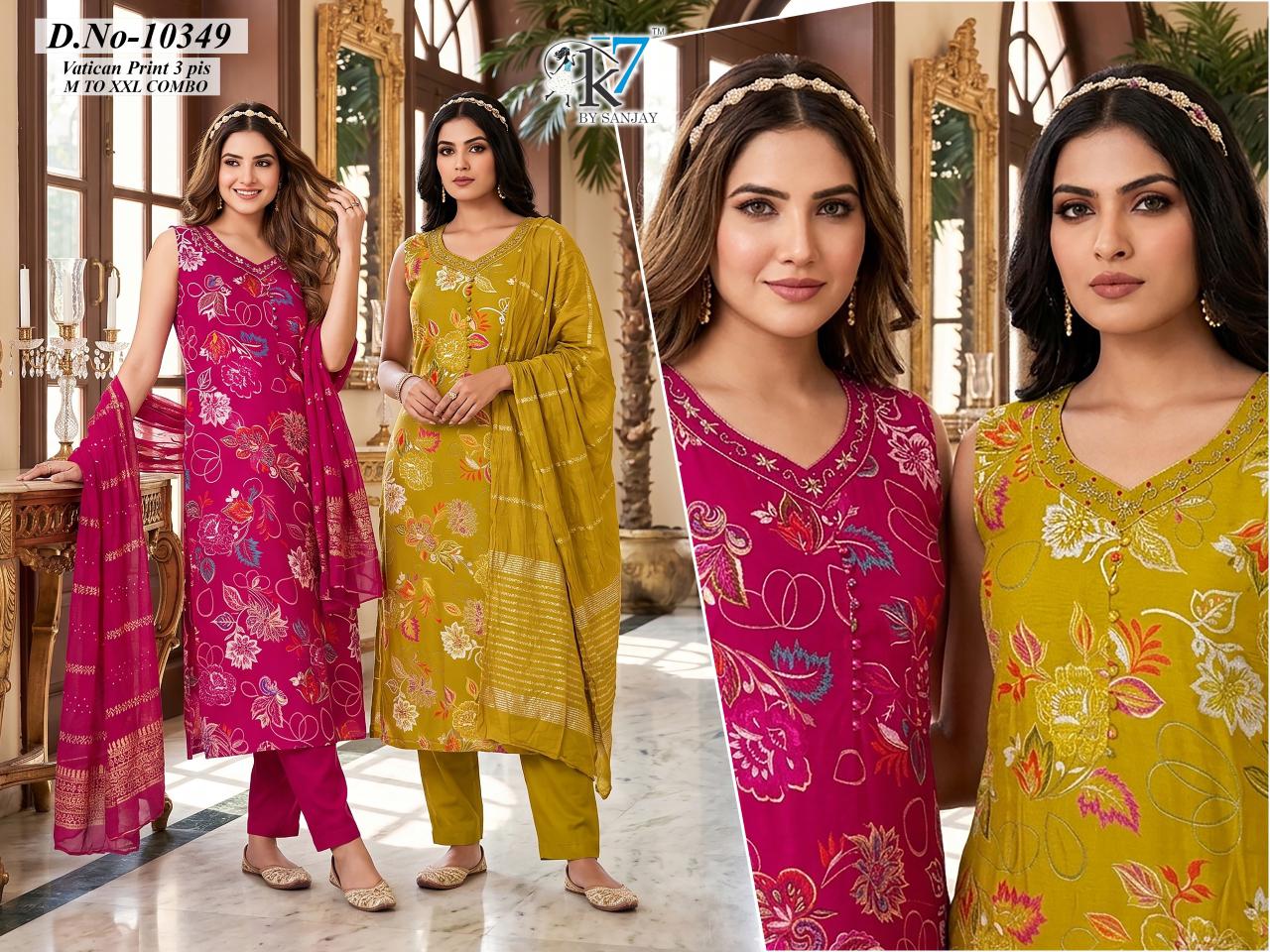 Fashion Print Kurti Set 