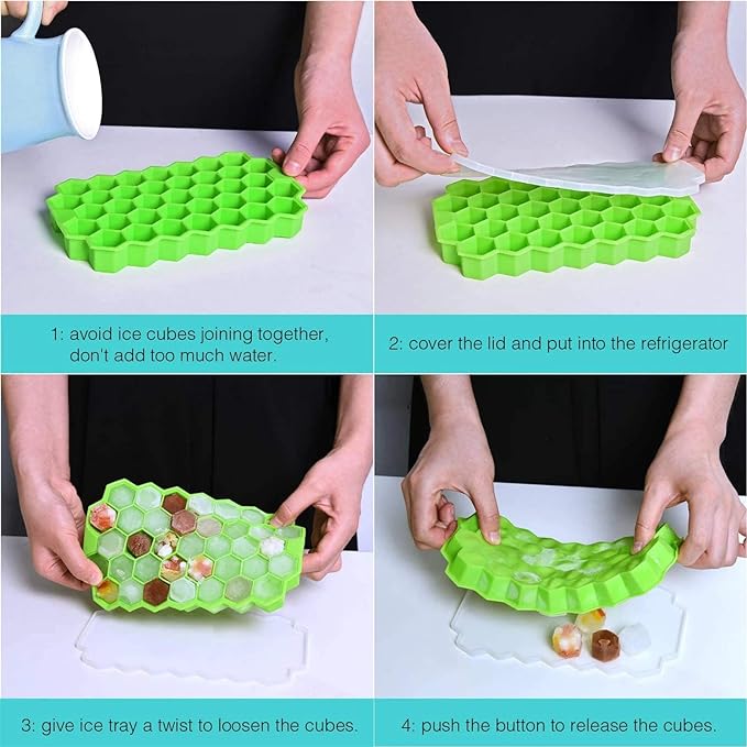 Honeycomb Silicone Ice Cube Tray