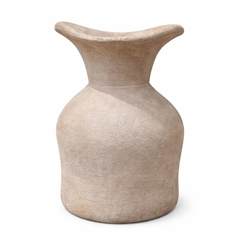 Rustic Wide-Mouth Vase