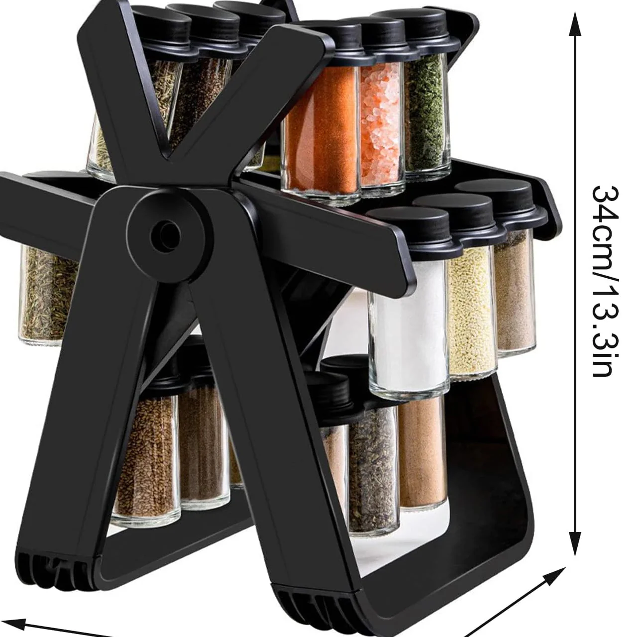 Rotating Spice Rack Organizer