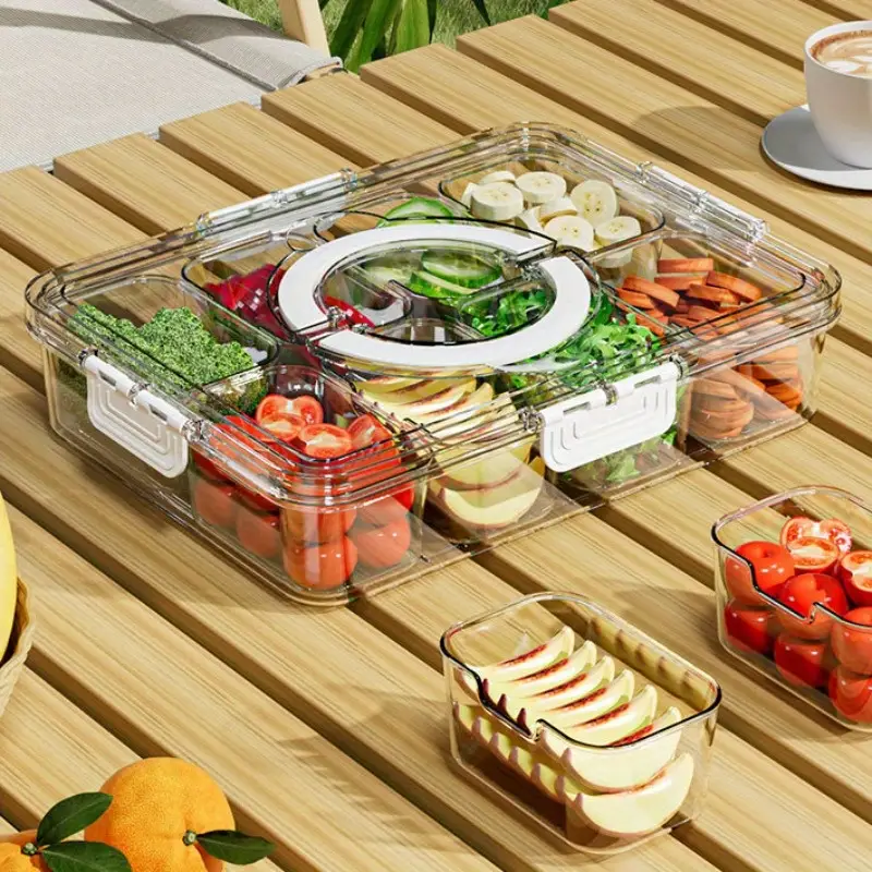 Multi-Compartment Food Storage Organizer