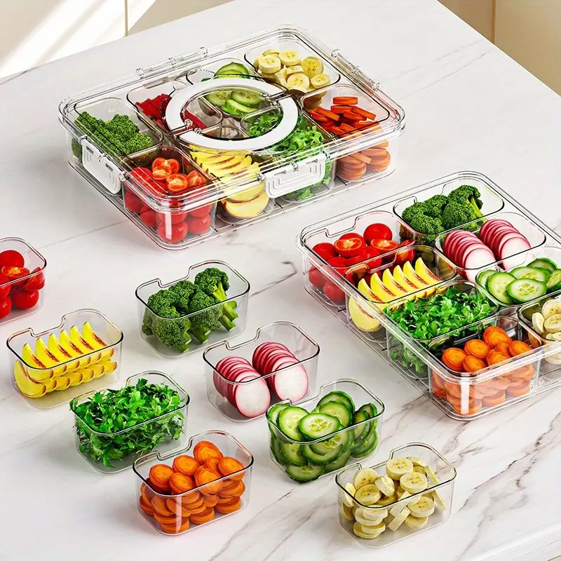 Multi-Compartment Food Storage Organizer