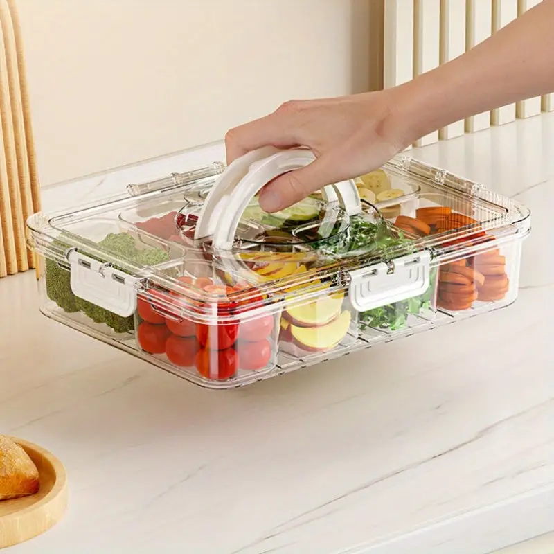 Multi-Compartment Food Storage Organizer