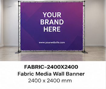 Fabric Media Wall Banner