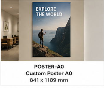 Custom Poster A0